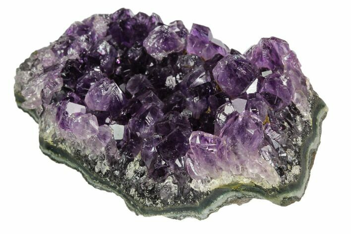 Dark Purple, Amethyst Crystal Cluster - Uruguay #122092